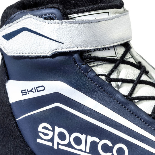 Buty Sparco Skid MY25 granatowe/białe (FIA)