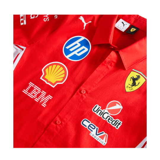 Koszula męska wyjściowa Team Scuderia Ferrari F1 2026