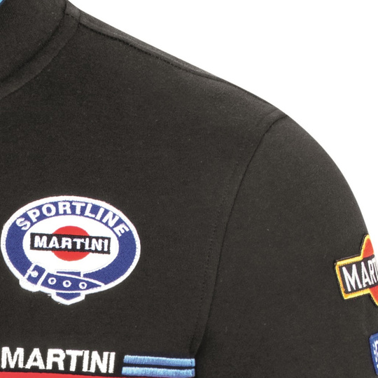Bluza rozpinana Martini Racing Sparco czarna