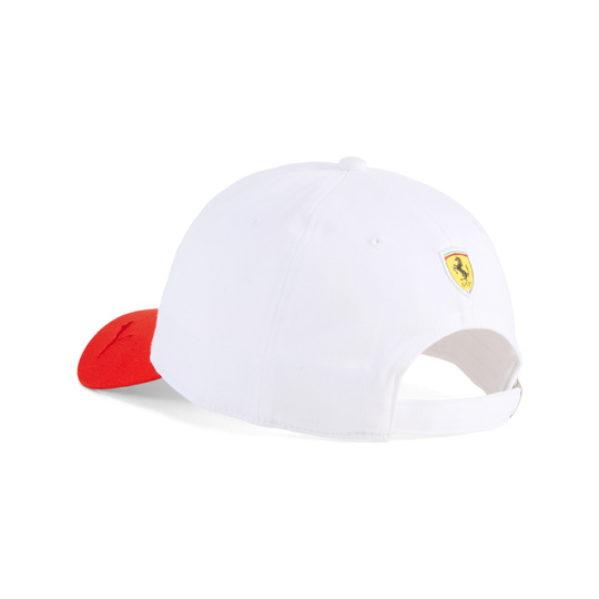 Czapka baseballowa męska biała Leclerc Graphic Scuderia Ferrari F1 2026