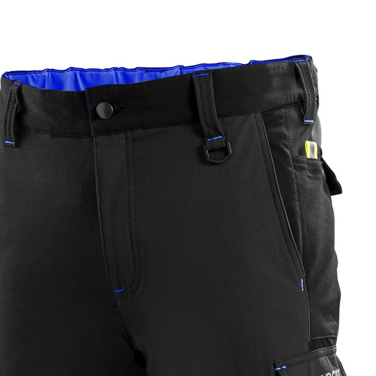 Spodnie Tech Sparco czarne/niebieskie
