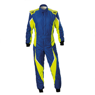 Kombinezon OMP Tecnica Evo MY23 niebieski/żółty (FIA) Kombinezon OMP Tecnica Evo MY23 niebieski/żółty (FIA)