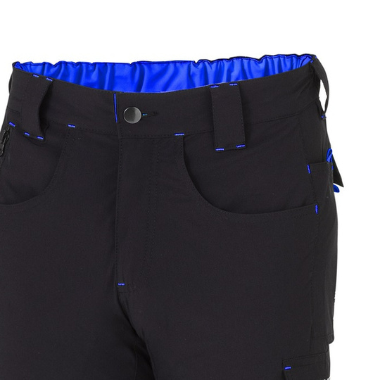 Spodnie Light Tech Sparco czarne/niebieskie