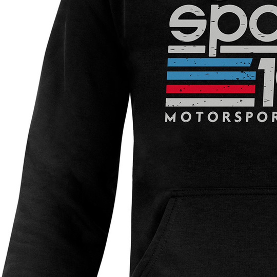Bluza z kapturem 1977 Sparco czarna