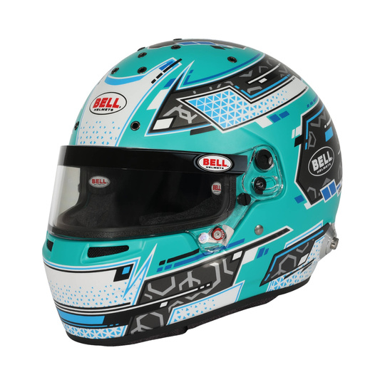 Kask Bell RS7 PRO STAMINA niebieski (FIA)