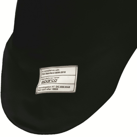 Kominiarka Sparco RW-4 MY22 czarna (FIA)