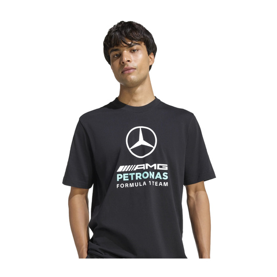 Koszulka t-shirt Large Logo Mercedes AMG F1 2026 czarna