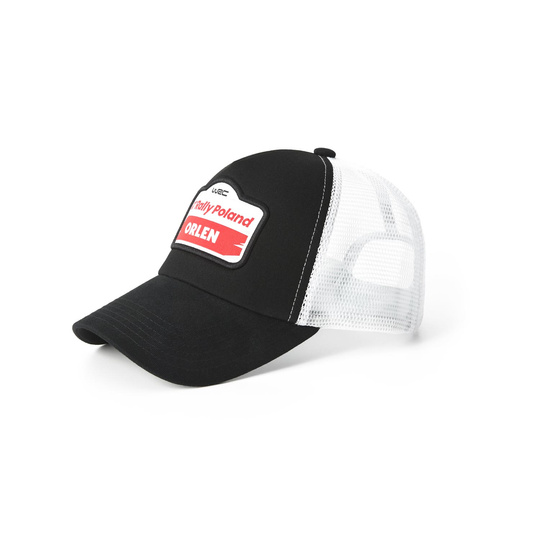 Czapka z daszkiem Trucker Rally Poland czarna