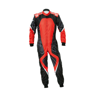 Kombinezon dziecięcy OMP KS-3X Art czarny/czerwony (FIA) Kombinezon dziecięcy OMP KS-3X Art czarny/czerwony (FIA)