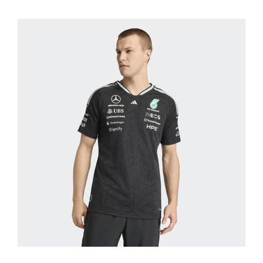 Koszulka t-shirt Authentic Team Mercedes AMG F1 2026 czarna