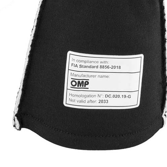 Rękawice OMP First MY24 czarne/żółte (FIA)