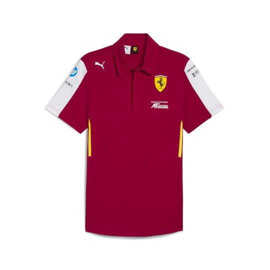 Koszulka polo męska Team AF Corse Ferrari 2025