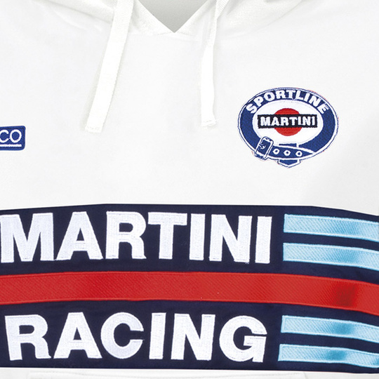 Bluza damska z kapturem Martini Sparco biała