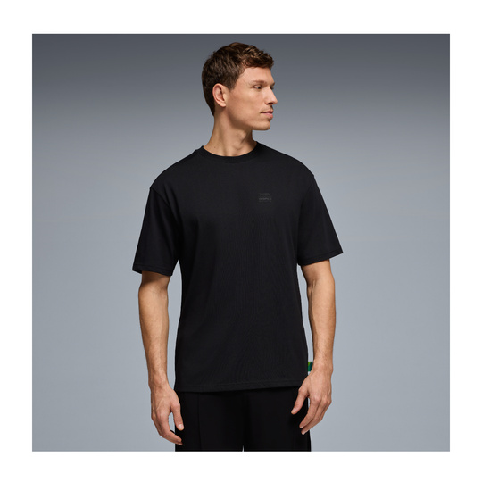 Koszulka t-shirt męska czarna Stealth Logo Aston Martin F1 2026
