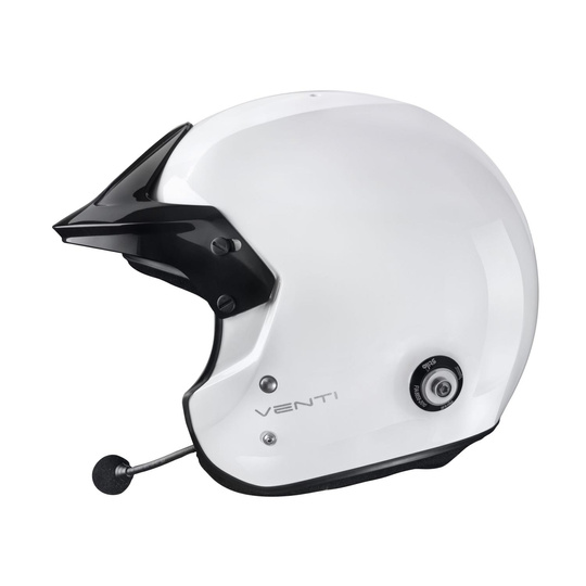 Kask Stilo Venti Trophy Rally Hans biały (FIA)