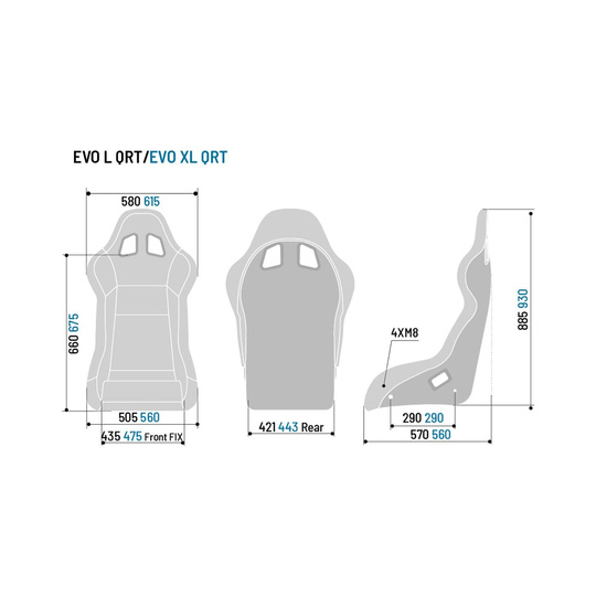 Fotel Sparco EVO XL QRT X MY22 (FIA)