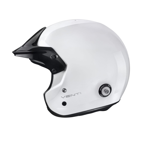 Kask Stilo Venti Trophy Jet Hans biały (FIA)