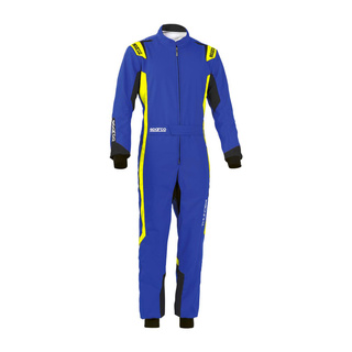 Kombinezon Sparco Thunder MY22 niebieski/żółty (CIK) Kombinezon Sparco Thunder MY22 niebieski/żółty (CIK)