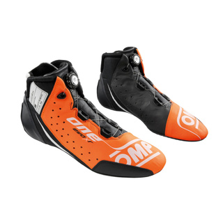 Buty wyścigowe OMP ONE EVO X R pomarańczowo- czarne (FIA)