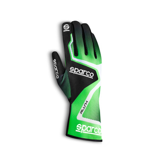 Rękawice Sparco Rush MY20 zielone/czarne Rękawice Sparco Rush MY20 zielone/czarne