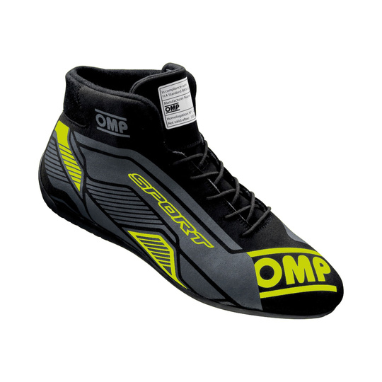 Buty OMP Sport MY22 czarne/żółte (FIA)