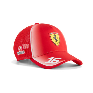 Czapka z daszkiem Charles Leclerc Trucker Team Scuderia Ferrari F1 2026 Czapka z daszkiem Charles Leclerc Trucker Team Scuderia Ferrari F1 2026