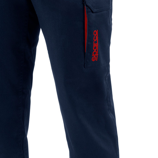 Spodnie Vermont Sparco granatowe/czerwone