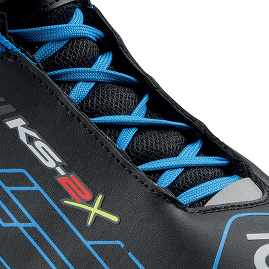 Buty dziecięce OMP KS-2X czarne/niebieskie (FIA)