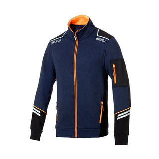 Bluza rozpinana Tech Sparco niebieska/pomarańczowa Bluza rozpinana Tech Sparco niebieska/pomarańczowa