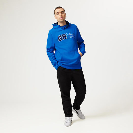 Bluza z kapturem George Russell Hoodie Blue Mercedes AMG F1