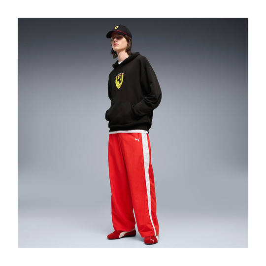 Bluza męska z kapturem czarna Large Logo Scuderia Ferrari F1 2026
