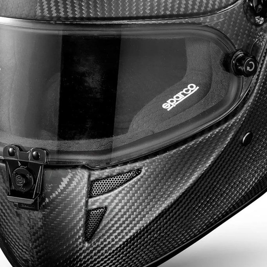 Kask Sparco Stealth KF Carbon czarny (FIA)