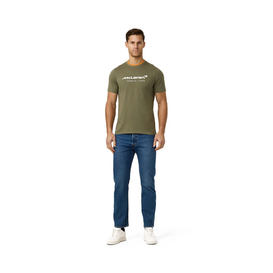 Koszulka t-shirt męska Essentials zielona McLaren F1 2025