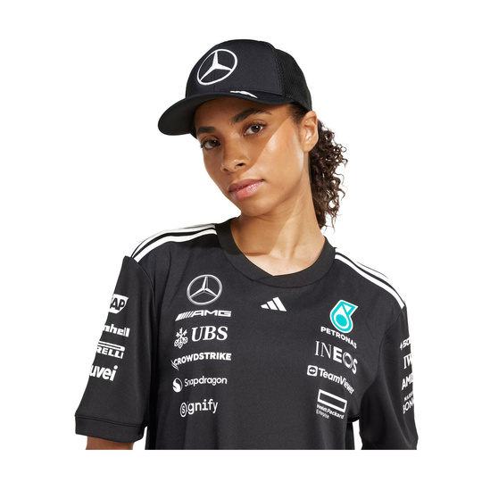 Czapka męska baseballowa czarna Star Trucker Mercedes AMG F1 2025
