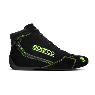 Buty Sparco Slalom MY22 czarne/zielone (FIA) Buty Sparco Slalom MY22 czarne/zielone (FIA)