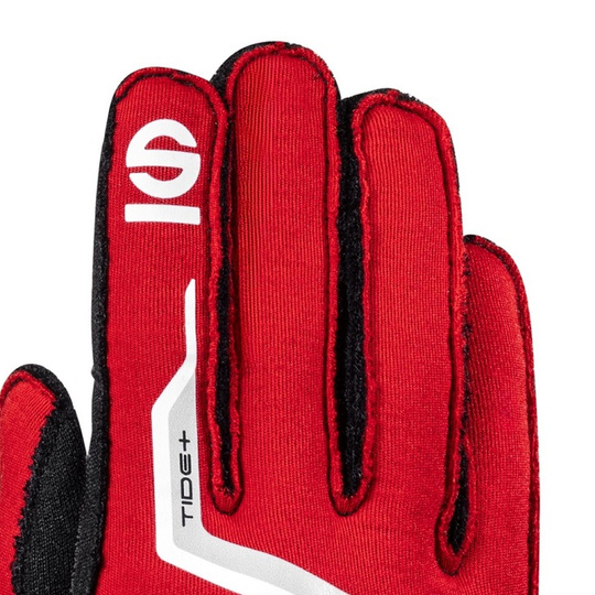 Rękawice Sparco Tide+ czerwone (FIA)