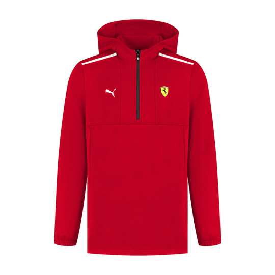 Bluza męska 1/4 Zip czerwona Ferrari F1 2025