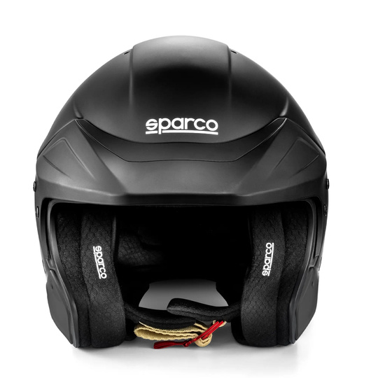 Kask otwarty Sparco Flux RJ czarny (FIA)