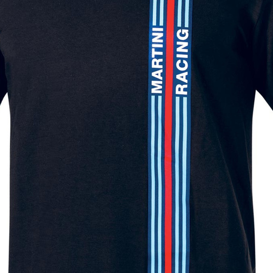 Koszulka t-shirt Stripes Martini Racing Sparco czarna