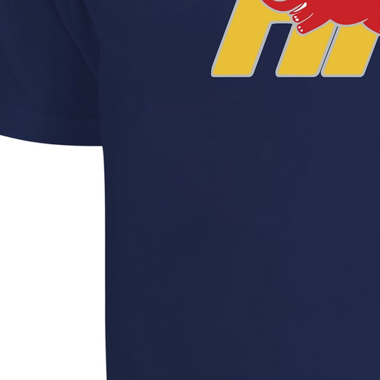 Koszulka t-shirt Lancia Yellow HF Sparco granatowa