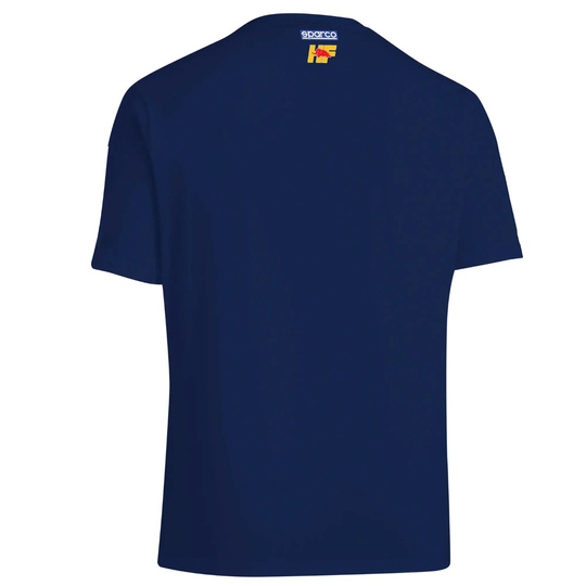 Koszulka t-shirt Lancia Yellow HF Sparco granatowa