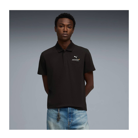 Koszulka polo męska czarna Essential McLaren F1 2026