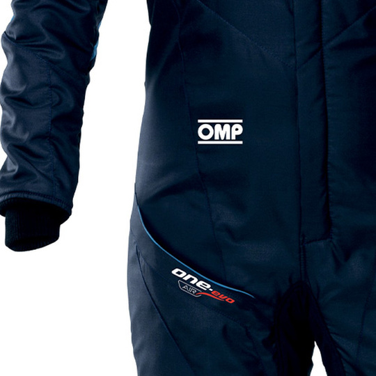 Kombinezon OMP ONE EVO AIR granatowo-niebieski (FIA)