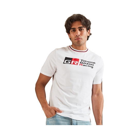 Koszulka t-shirt Large Logo Toyota Gazoo Racing 2026 biała