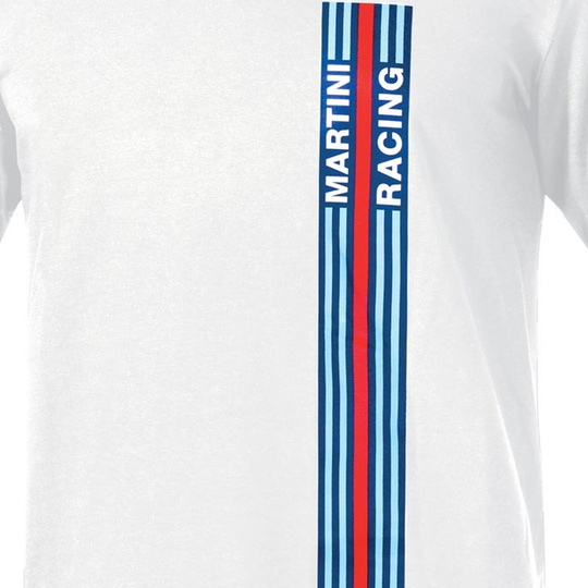 Koszulka t-shirt Stripes Martini Racing Sparco biała