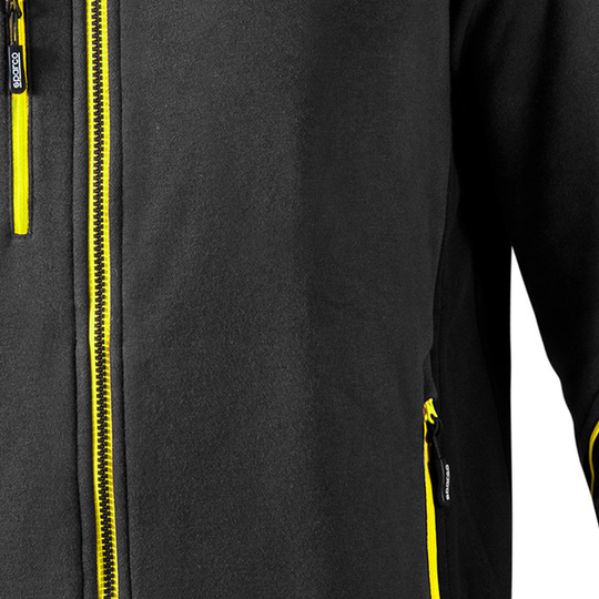 Bluza z kapturem rozpinana Tech Sparco szara