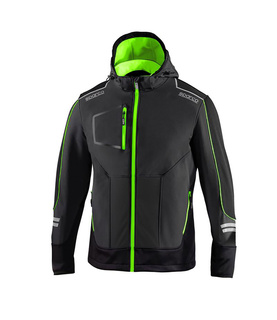Kurtka Softshell Tech Sparco zielona Kurtka Softshell Tech Sparco zielona