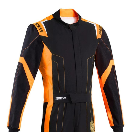 Kombinezon Sparco Thunder czarny/pomarańczowy (FIA)
