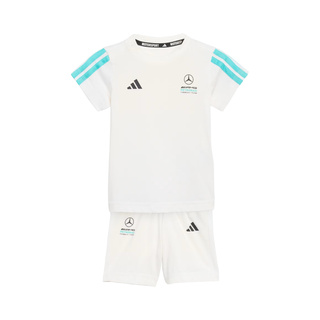 Zestaw niemowlęcy DNA Shortsleeve Mercedes AMG F1 2026 biały