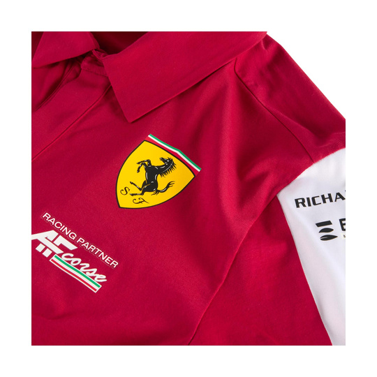 Koszulka polo męska Team AF Corse Ferrari 2025